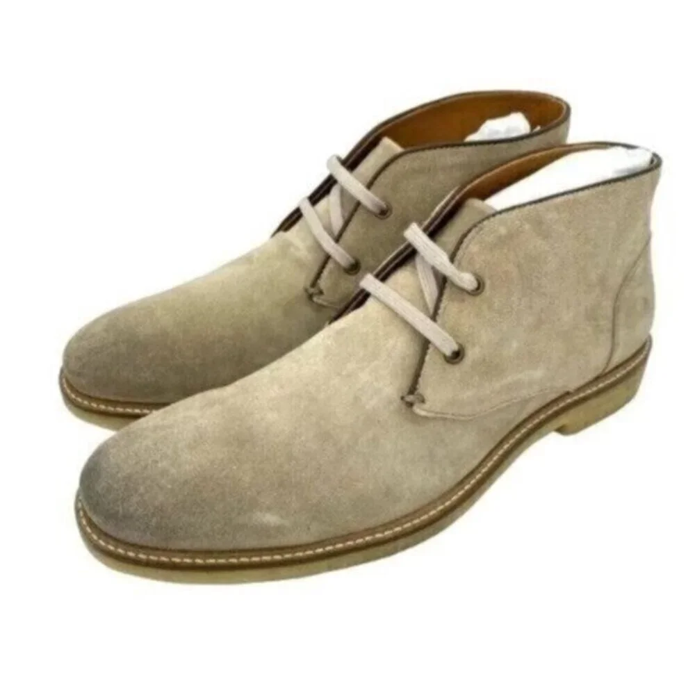 Bloomingdale's Suede Leather Chukka Boots Men's Size 10 New